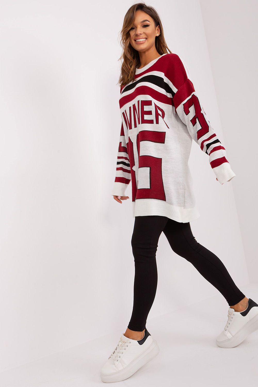 Long sweater model 185413 Badu