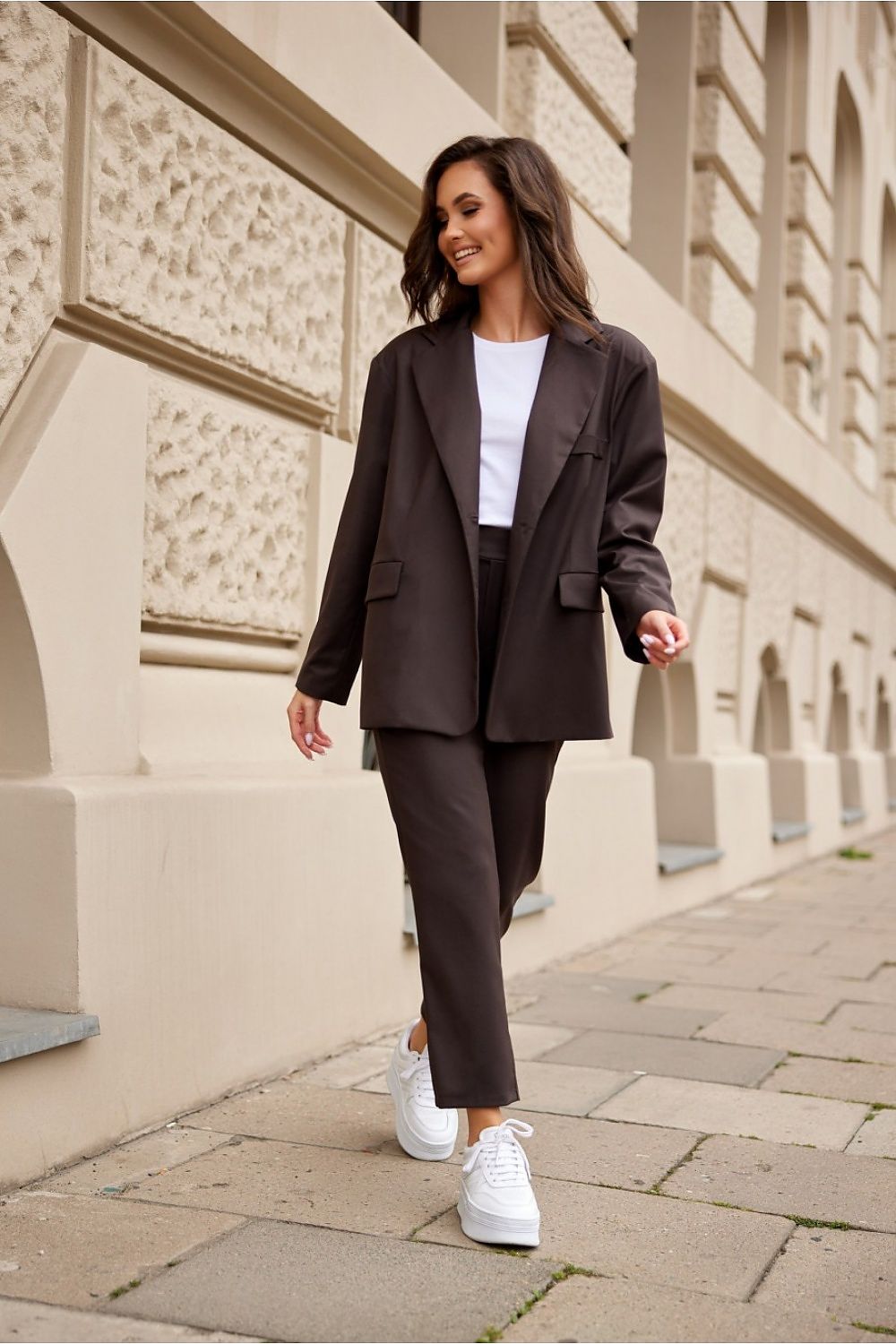 Women's trousers model 185525 Roco Fashion