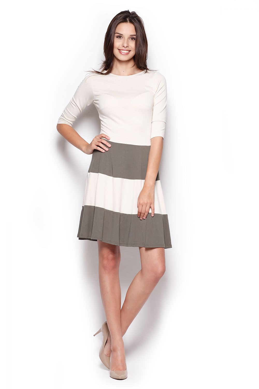 فستان نهاري موديل 44282 فيجل