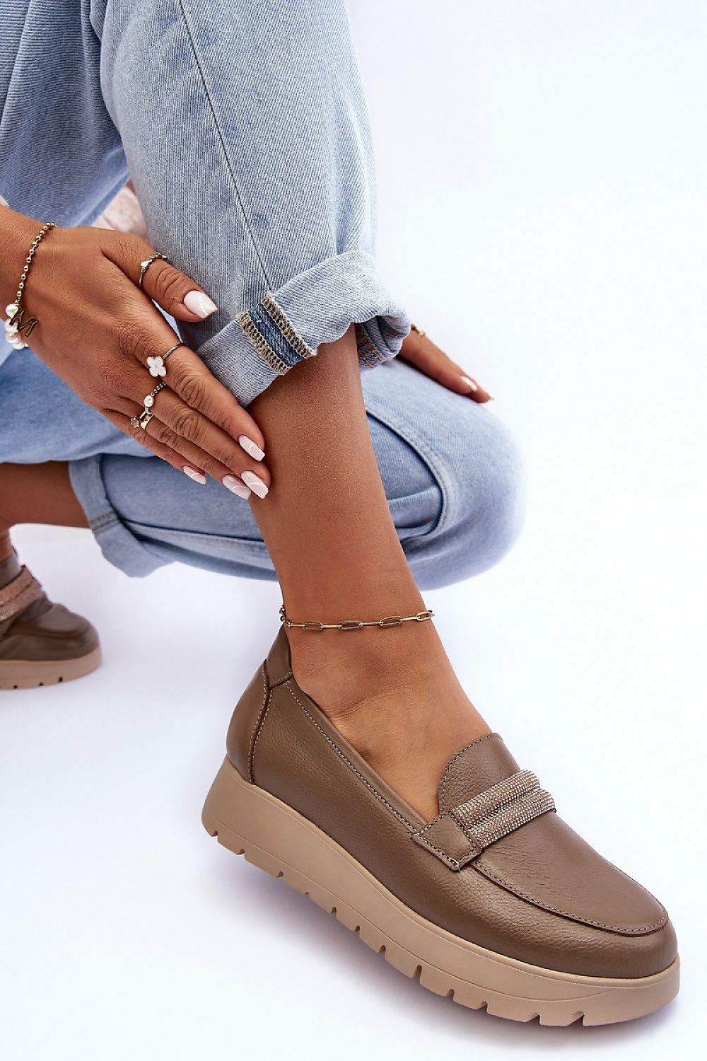 Low-top shoes with buskins model 186094 Step in style