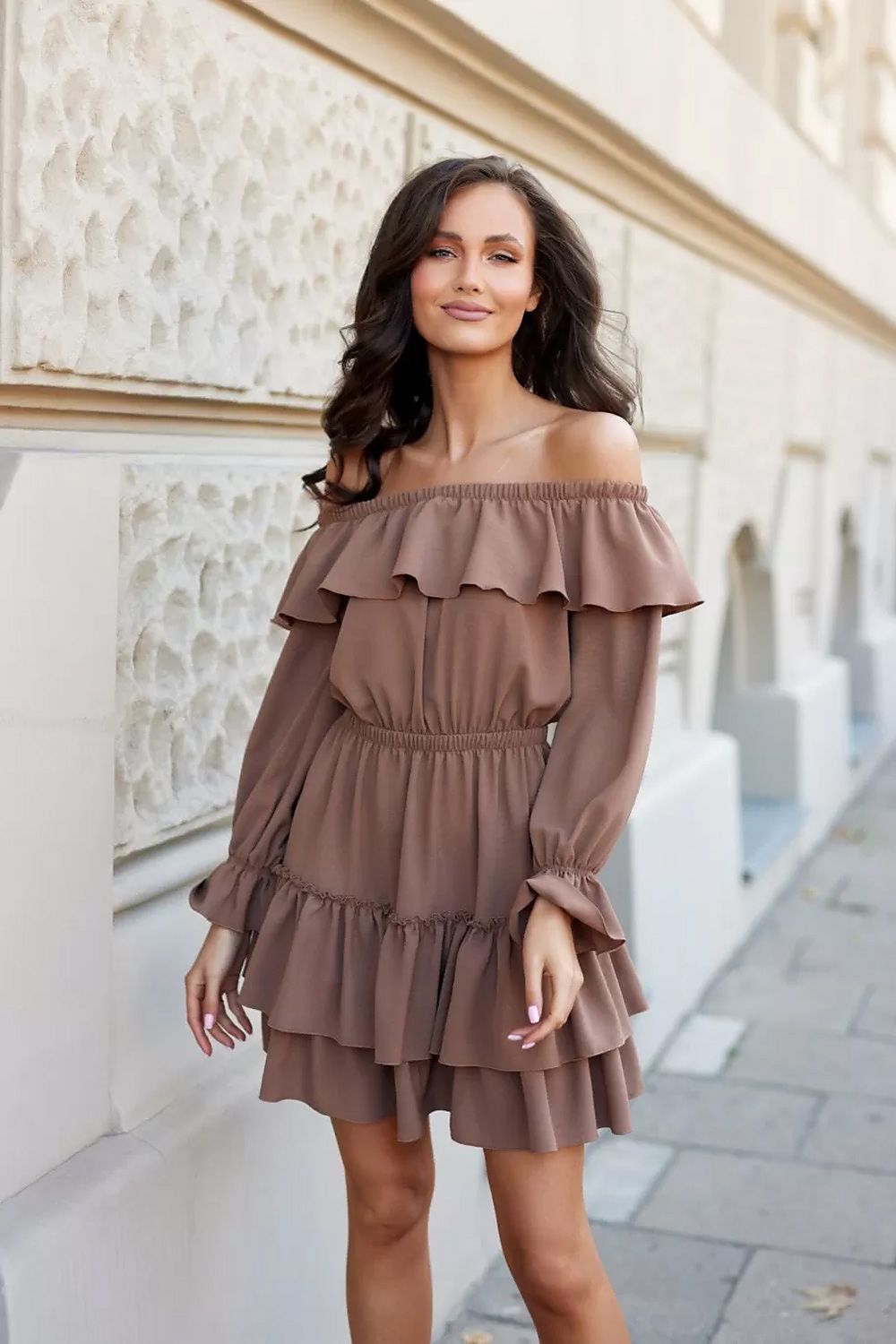 فستان نهاري موديل 186115 روكو فاشون