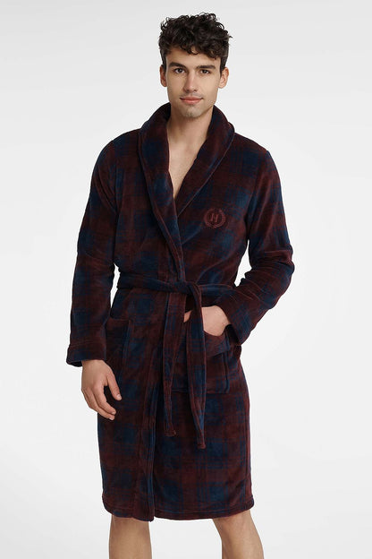 Men's bathrobe model 186204 Henderson